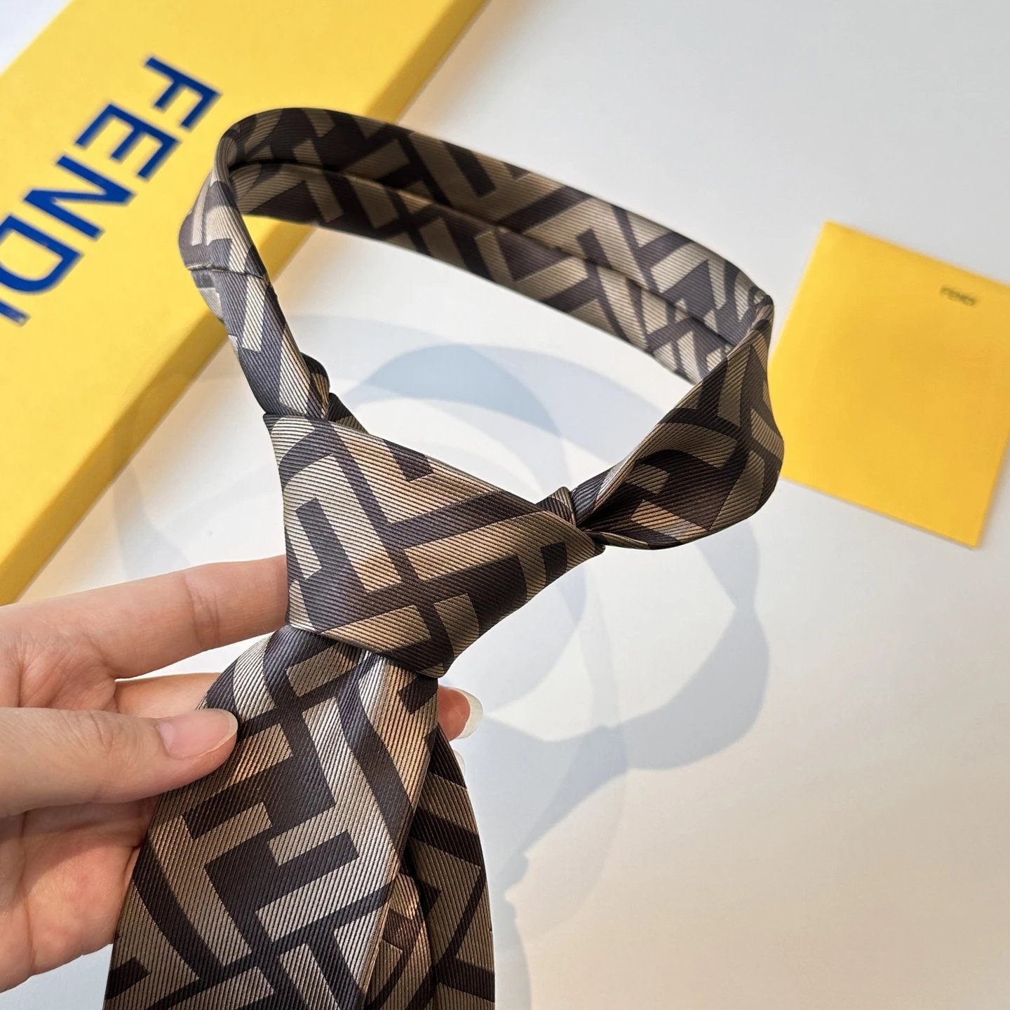 Fendi Silk Tie Ver.A — QC