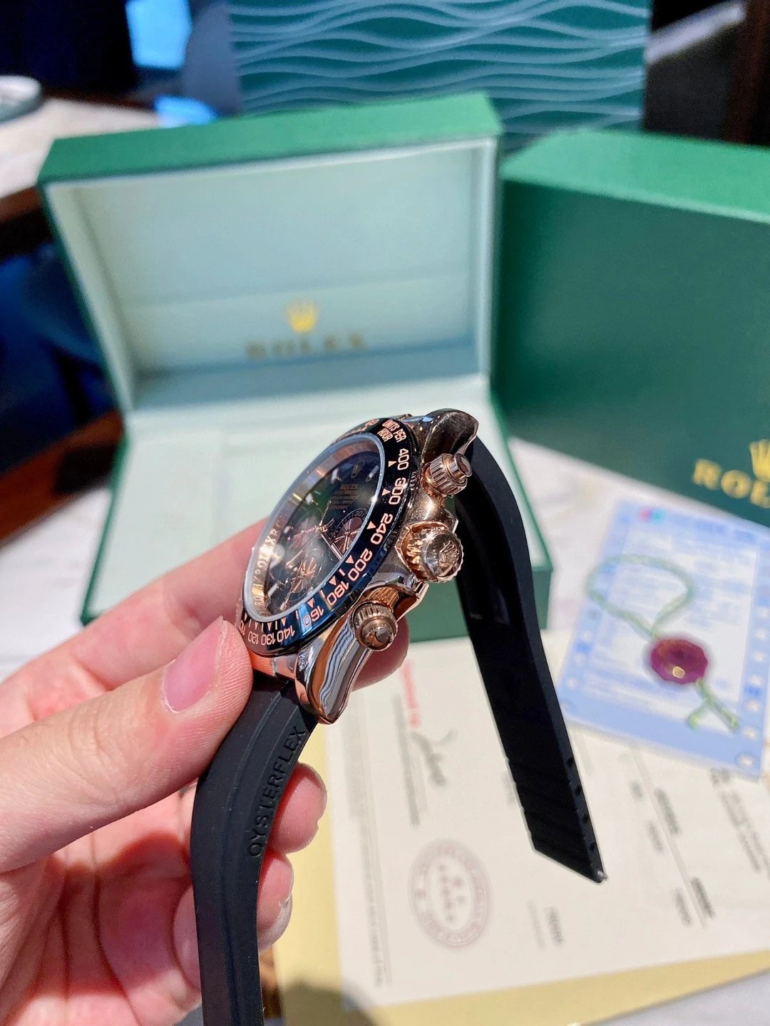 Rolex Daytona Black Automatic Watch — photo 4