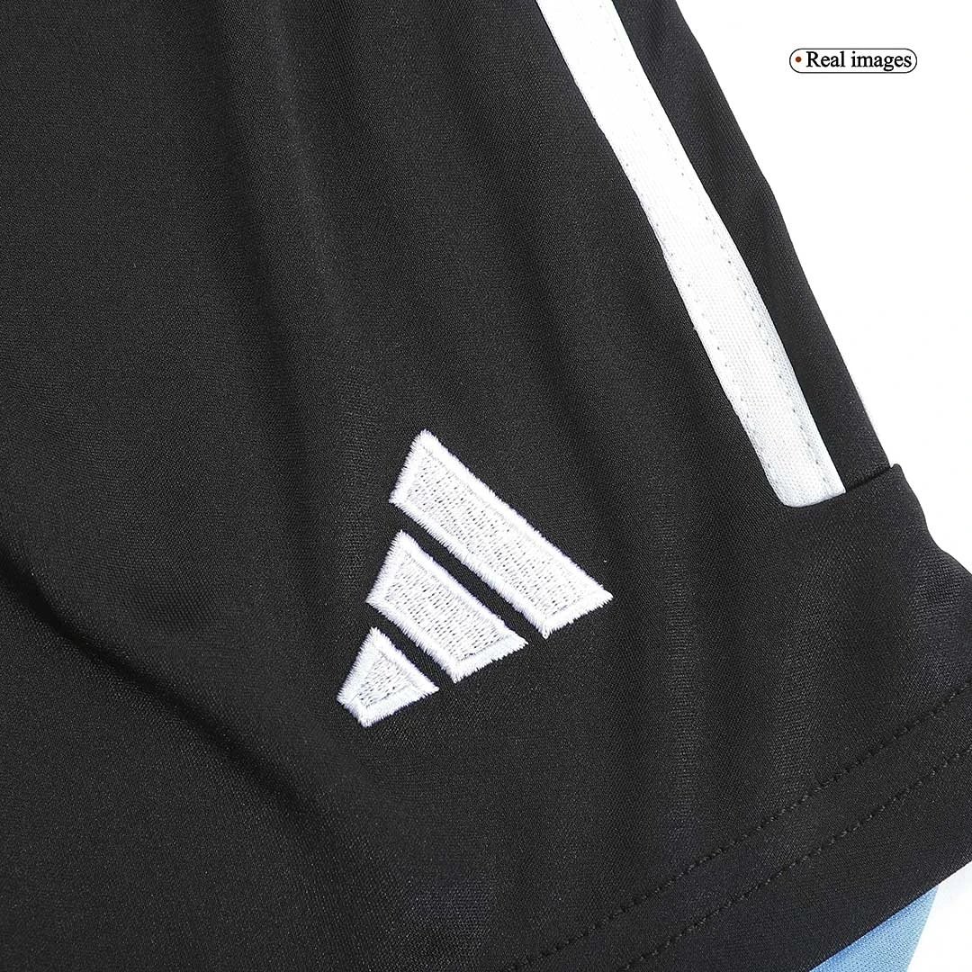 Argentina Home Soccer Shorts 2022 Three Stars — photo 6
