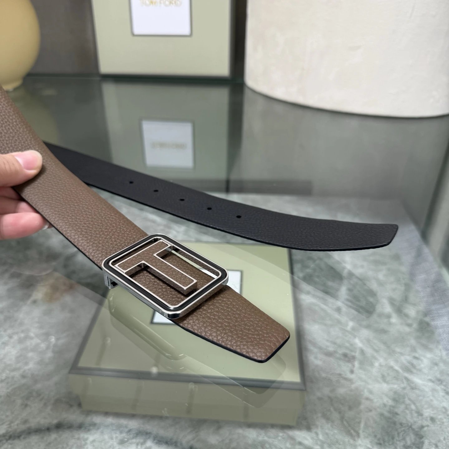 Tom Ford Leather Reversible Belt Ver.I — photo 7
