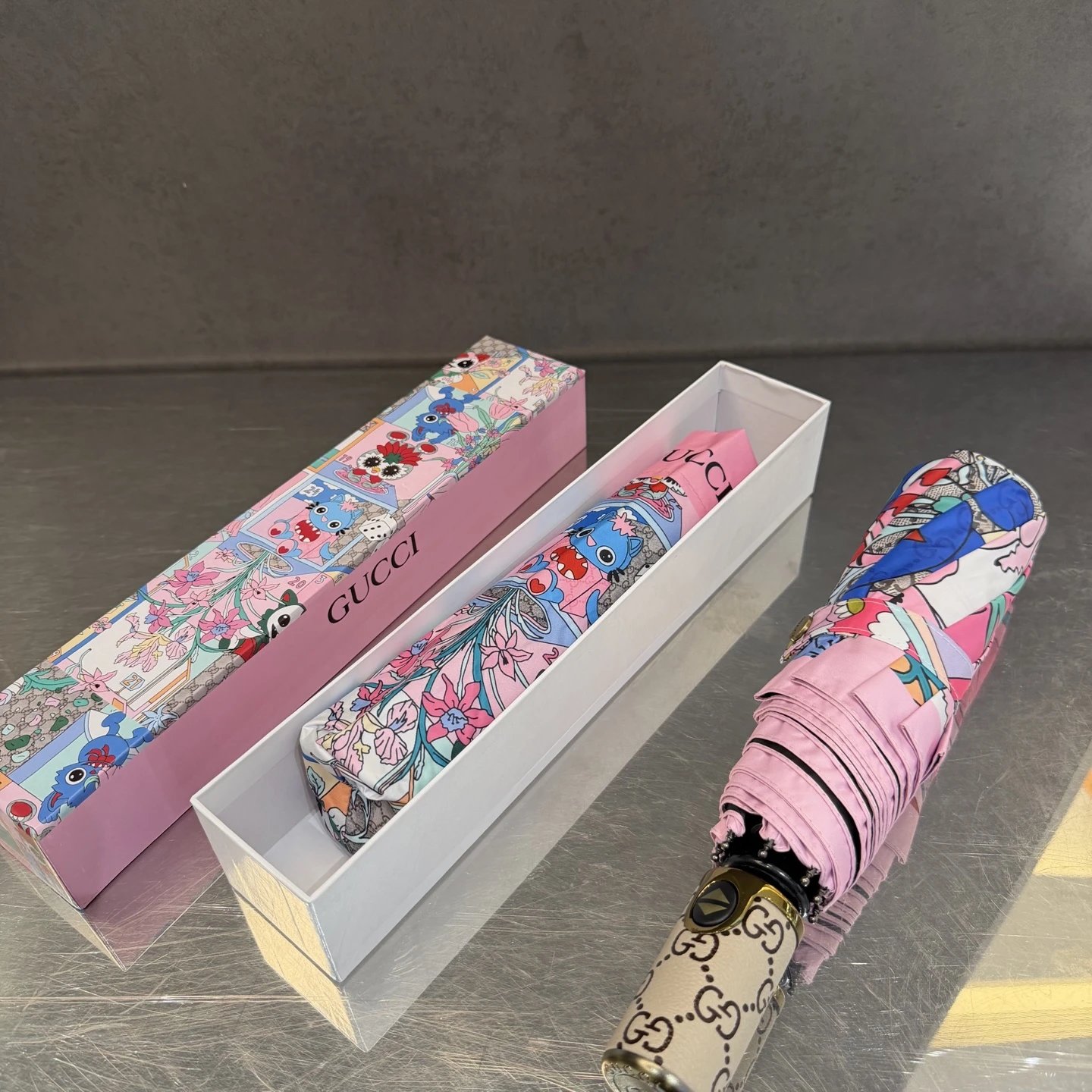 Gucci UV Protection Folding Umbrella Ver.C — Photo 6