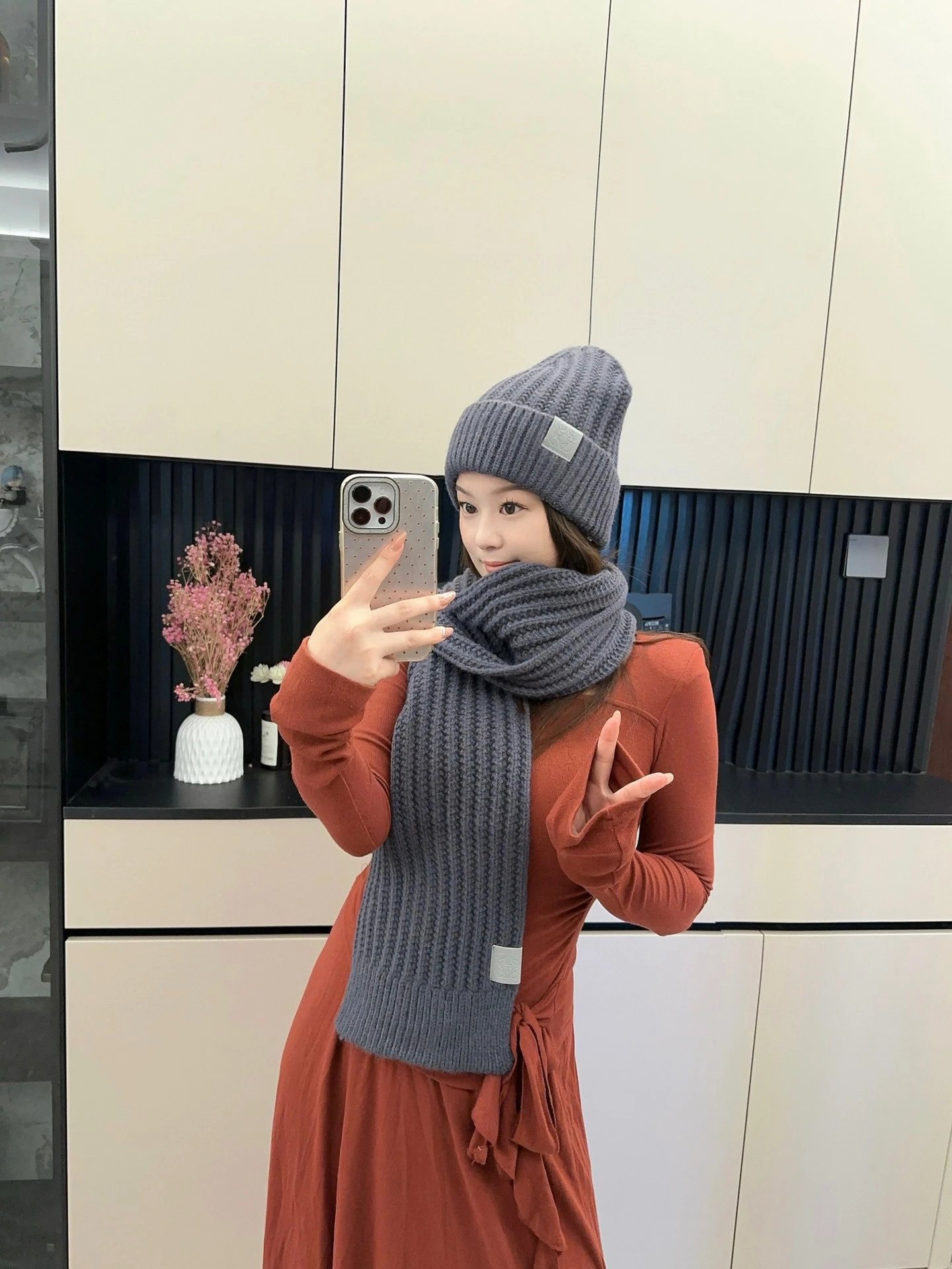 Loewe Scarf & Hat Set Ver.H — QC