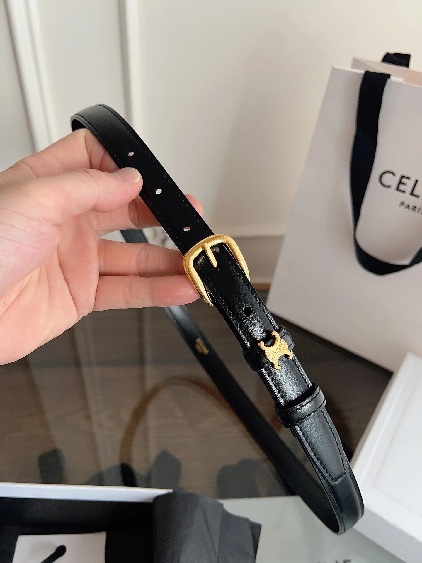 Celine Leather Belt Ver.E — Photo 5