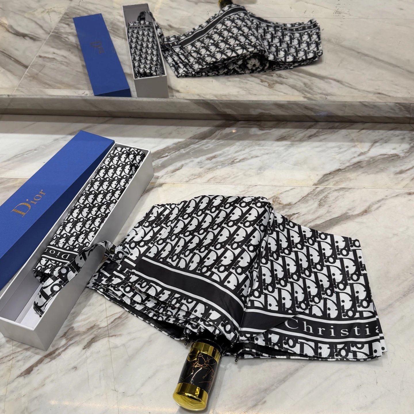 Dior UV Protection Folding Umbrella Ver.G — Zdjęcie 3