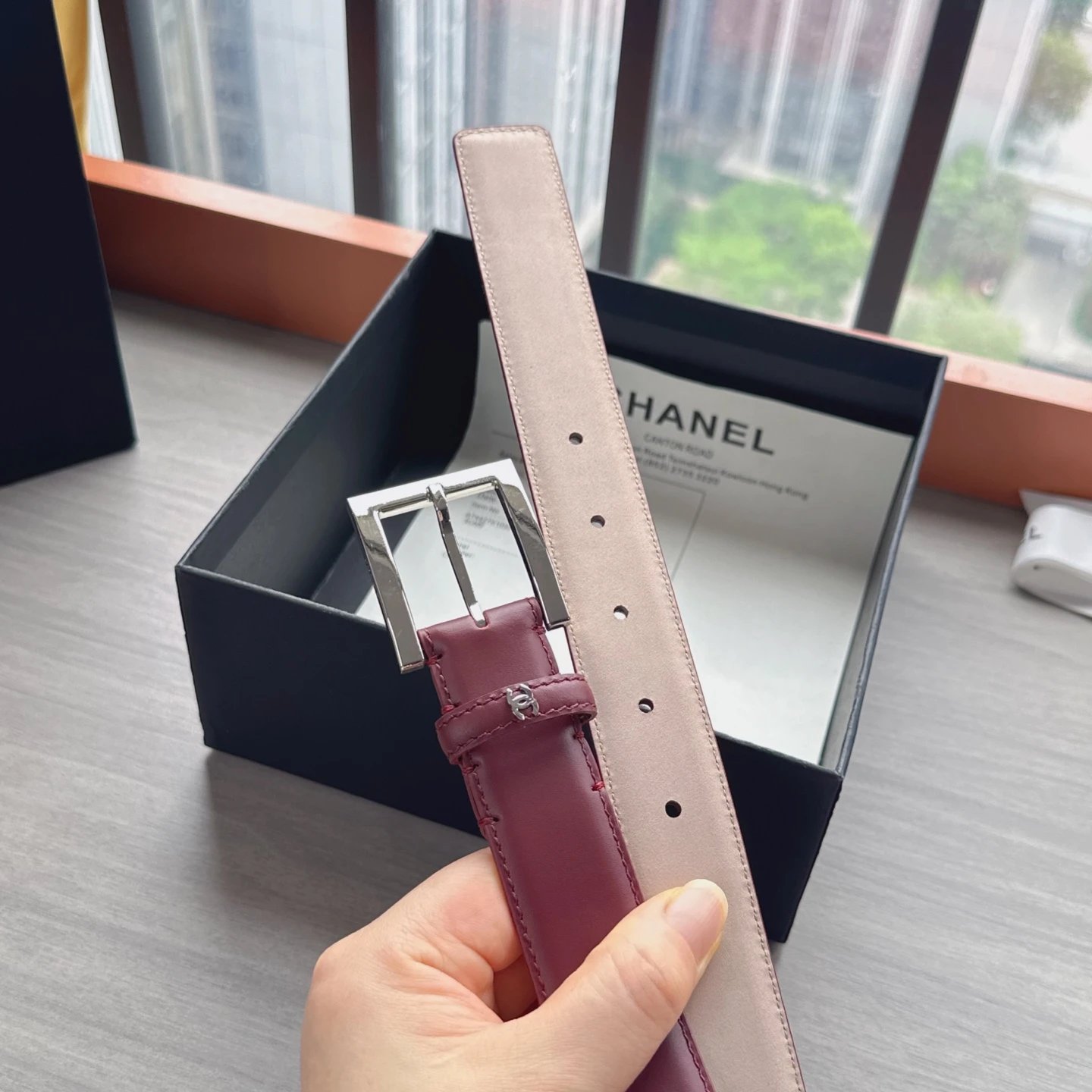 Chanel Leather Reversible Belt Ver.H — photo 5