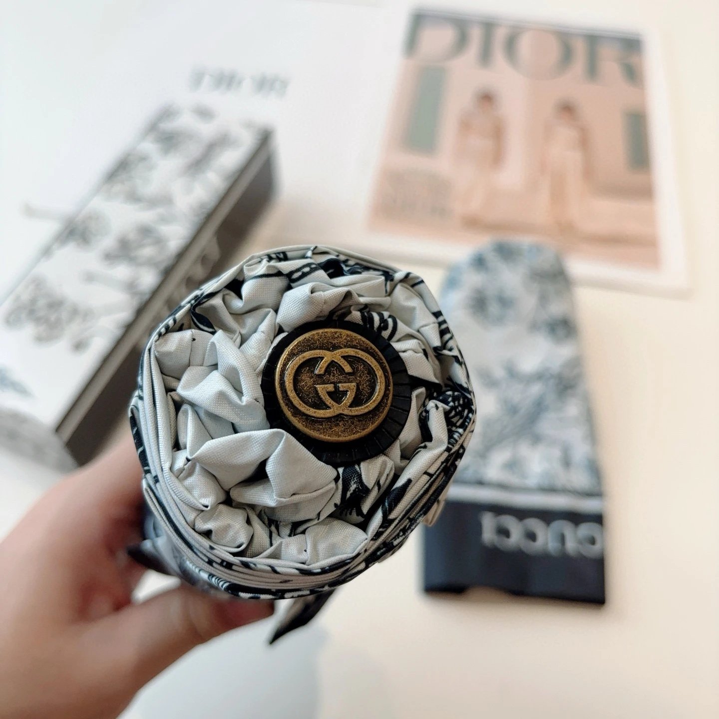Gucci UV Protection Folding Umbrella Ver.L — Zdjęcie 4