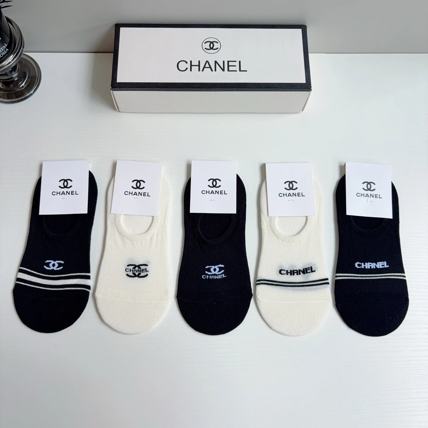 Chanel No-Show Socks Ver.C — QC
