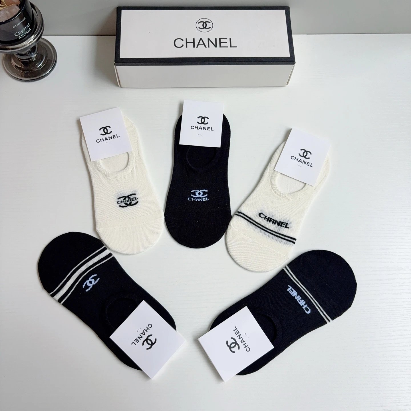 Chanel No-Show Socks Ver.C — QC