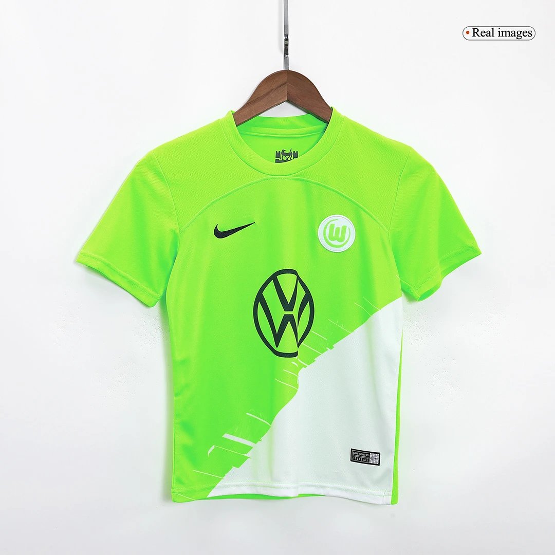 Wolfsburg VfL 23/24 Home Jersey - Kids — Zdjęcie 2