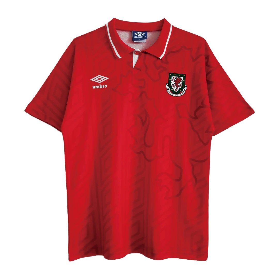 Wales 1992/94 Retro Home Jersey — Zdjęcie 3