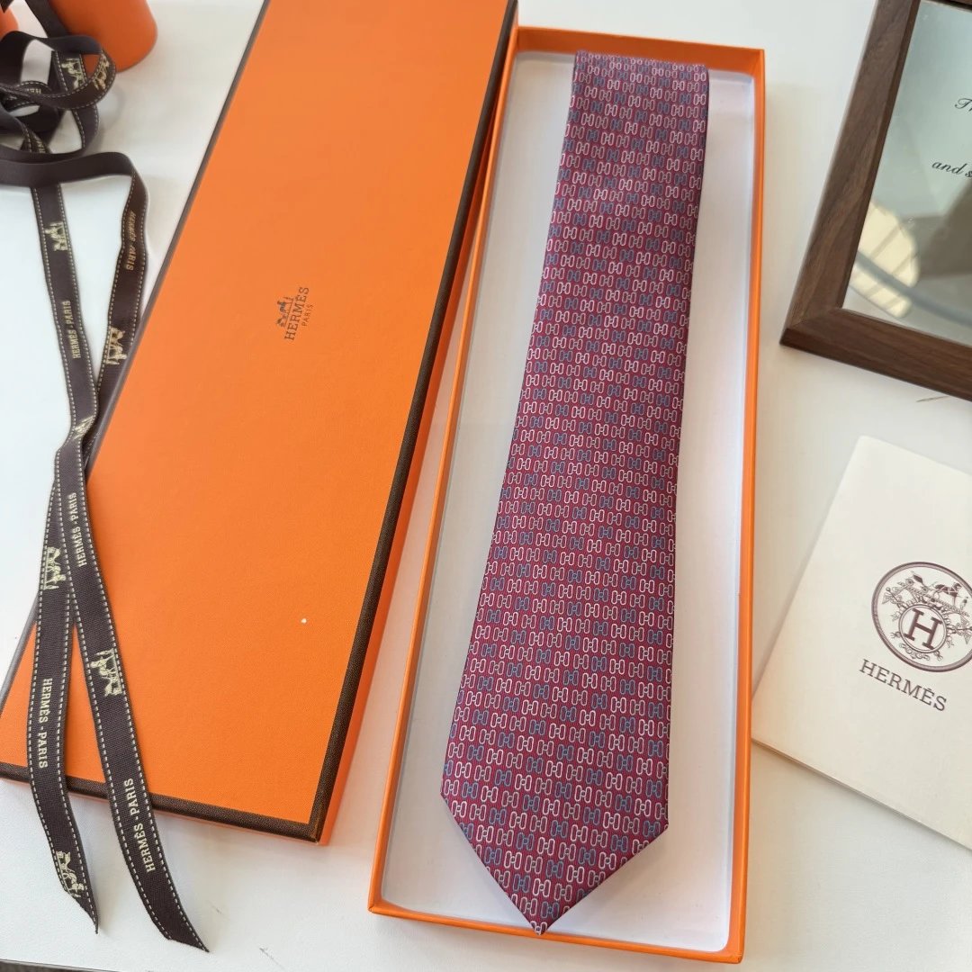Hermes Silk Tie Ver.A — Photo 2
