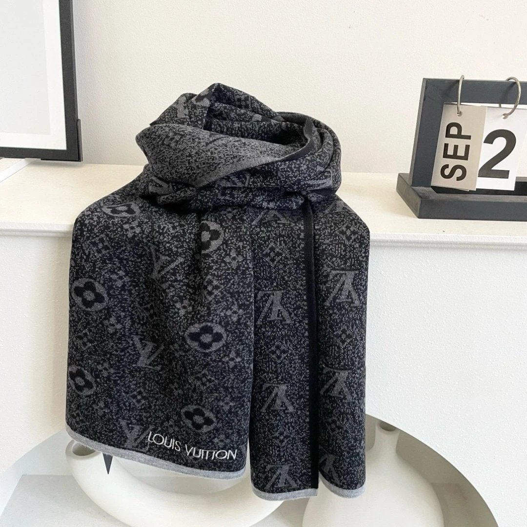 Louis Vuitton Cashmere Scarf Ver.K — Zdjęcie 7