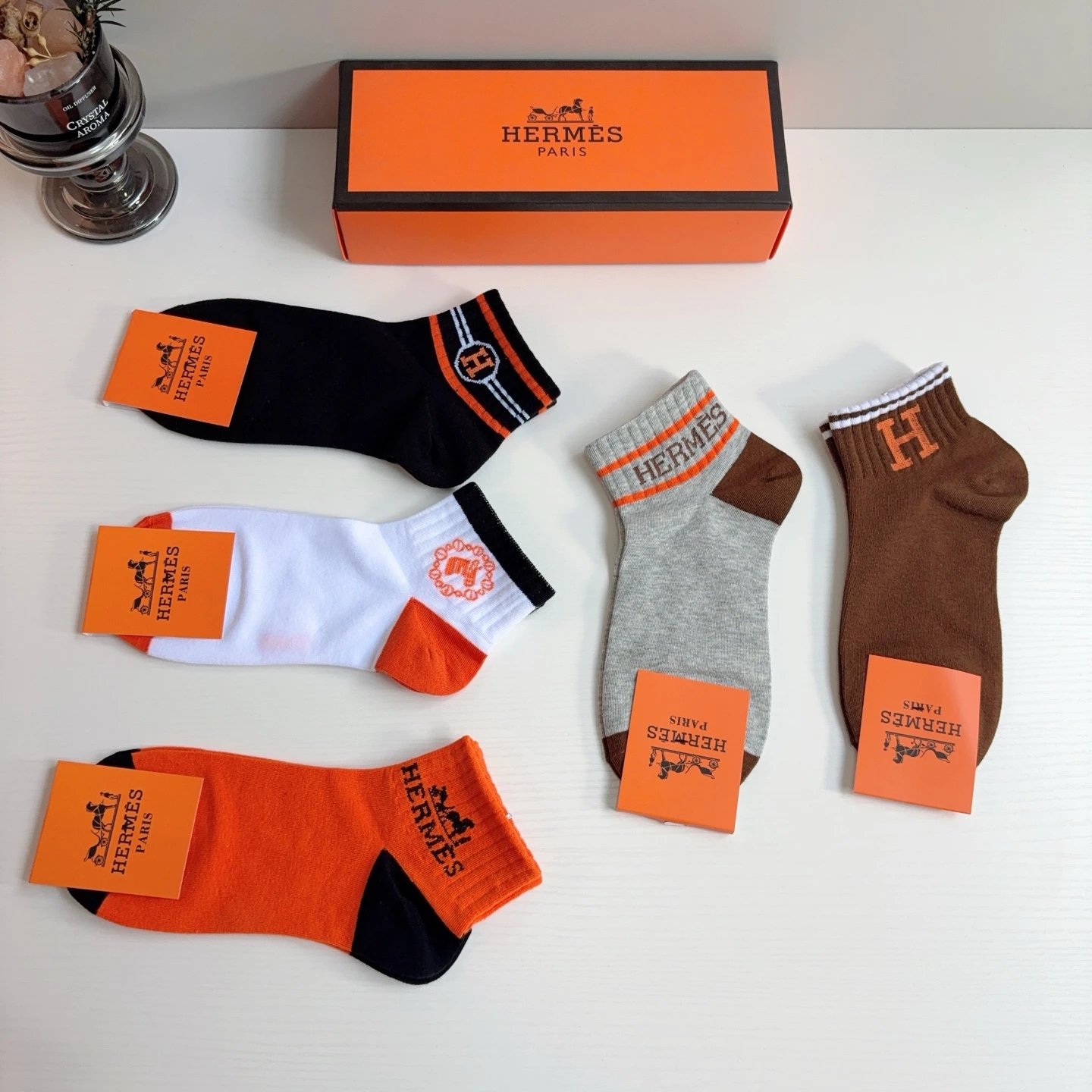 Hermes No-Show Socks Ver.B — photo 6