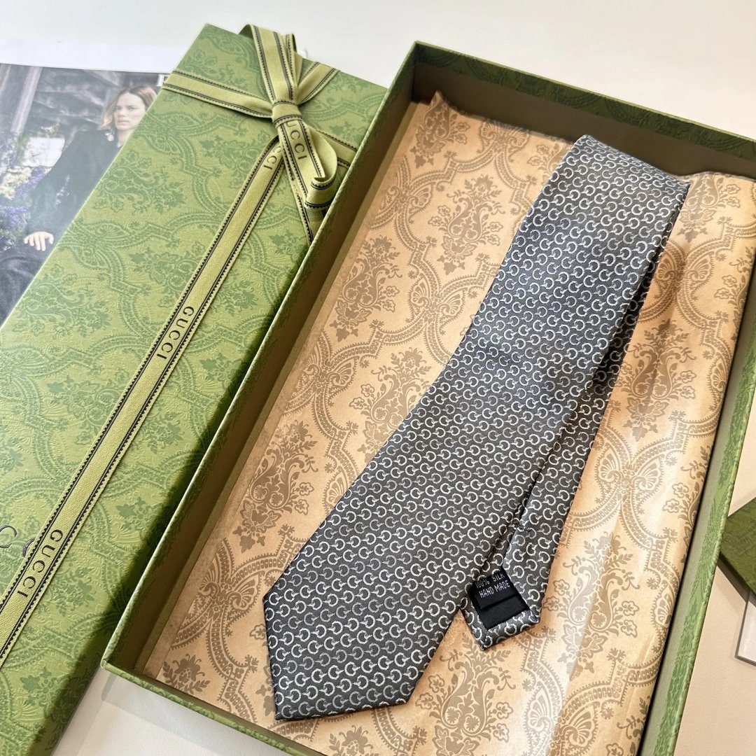 Gucci Silk Tie Ver.A — Zdjęcie 9