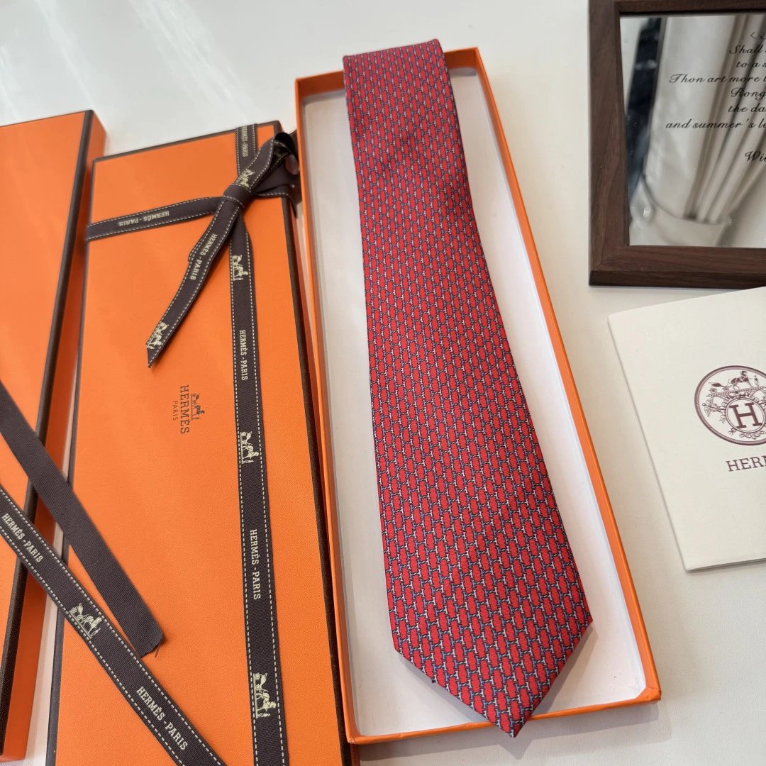 Hermes Silk Tie Ver.S — Photo 3