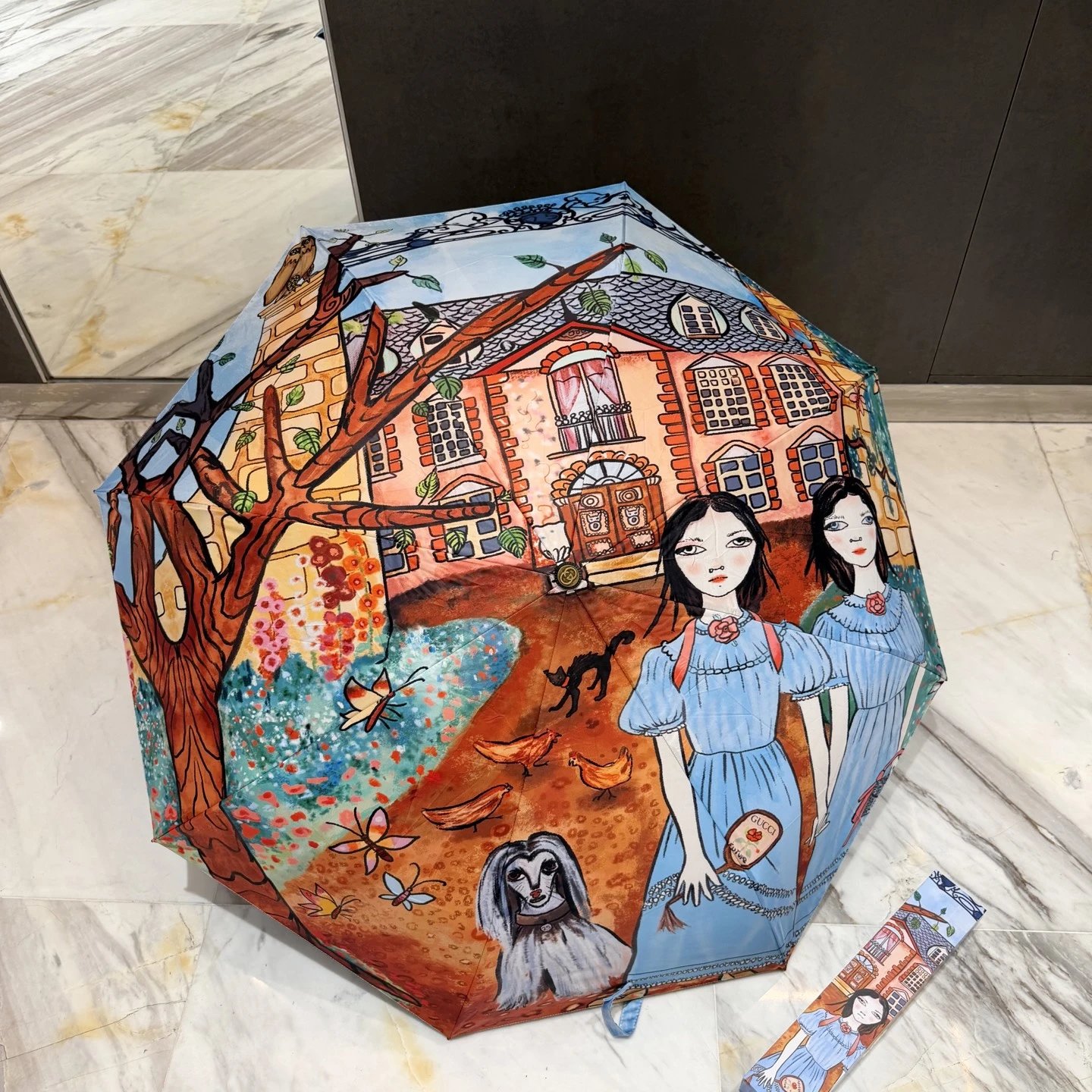 Gucci UV Protection Folding Umbrella Ver.A — Photo 9