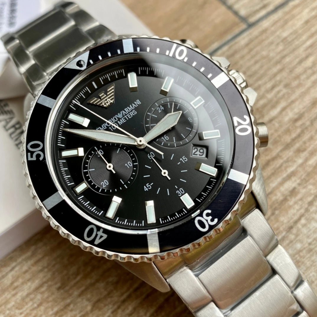 Armani Diver Chronograph Quartz Watch — photo 5