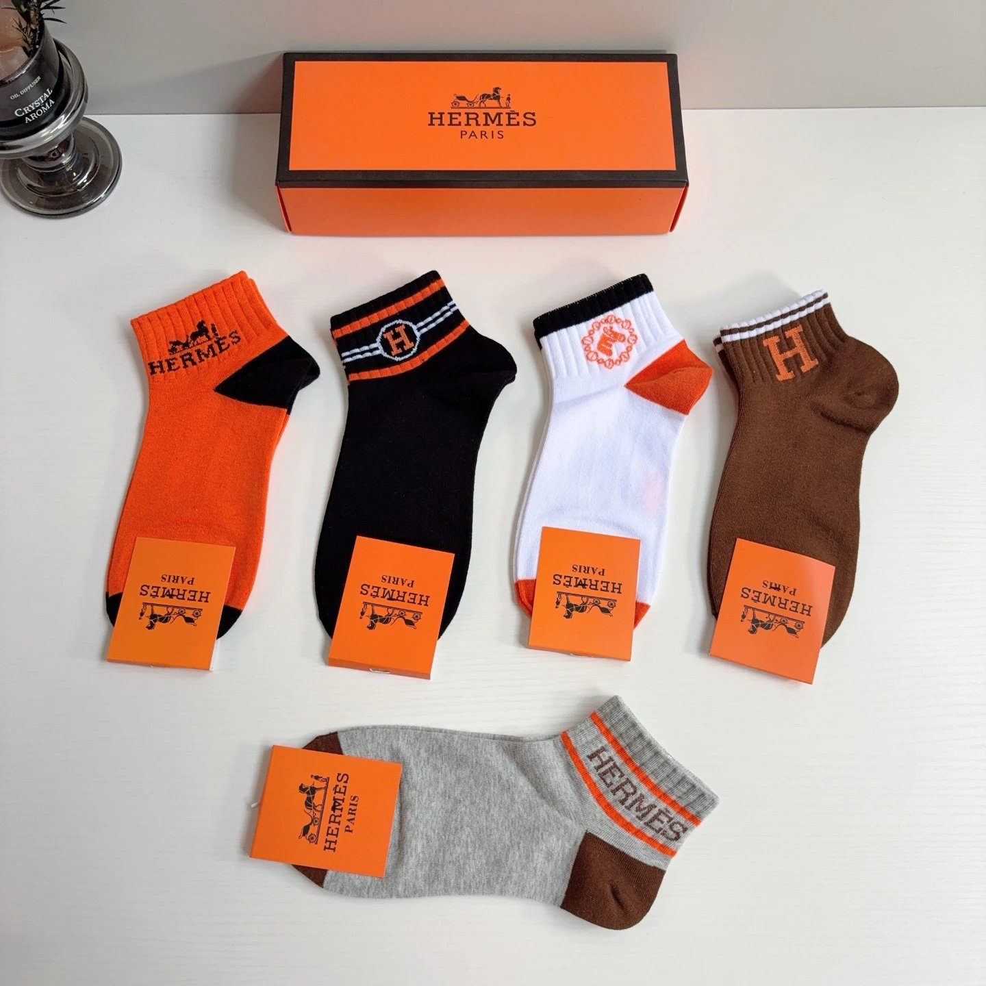Hermes No-Show Socks Ver.B — photo 5