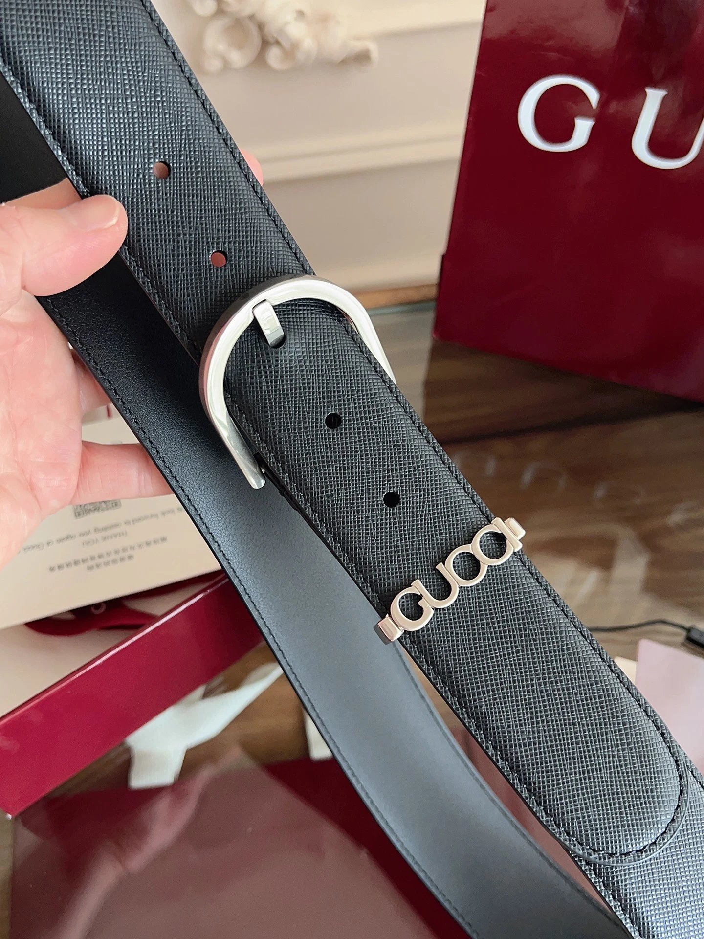 Gucci Leather Belt Ver.E — Photo 6