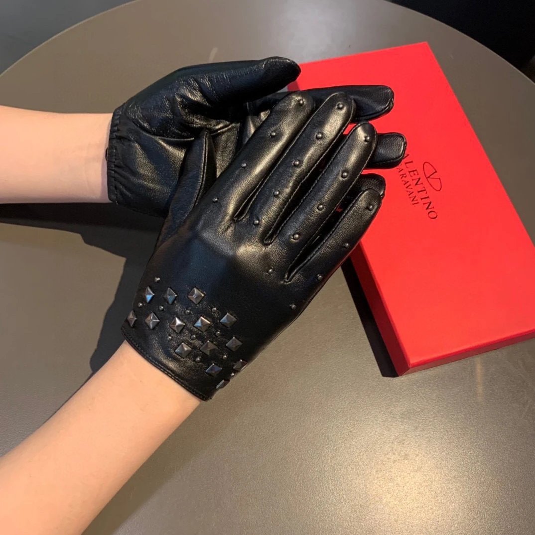 Valentino Lambskin Cashmere Gloves Ver.F — Photo 2