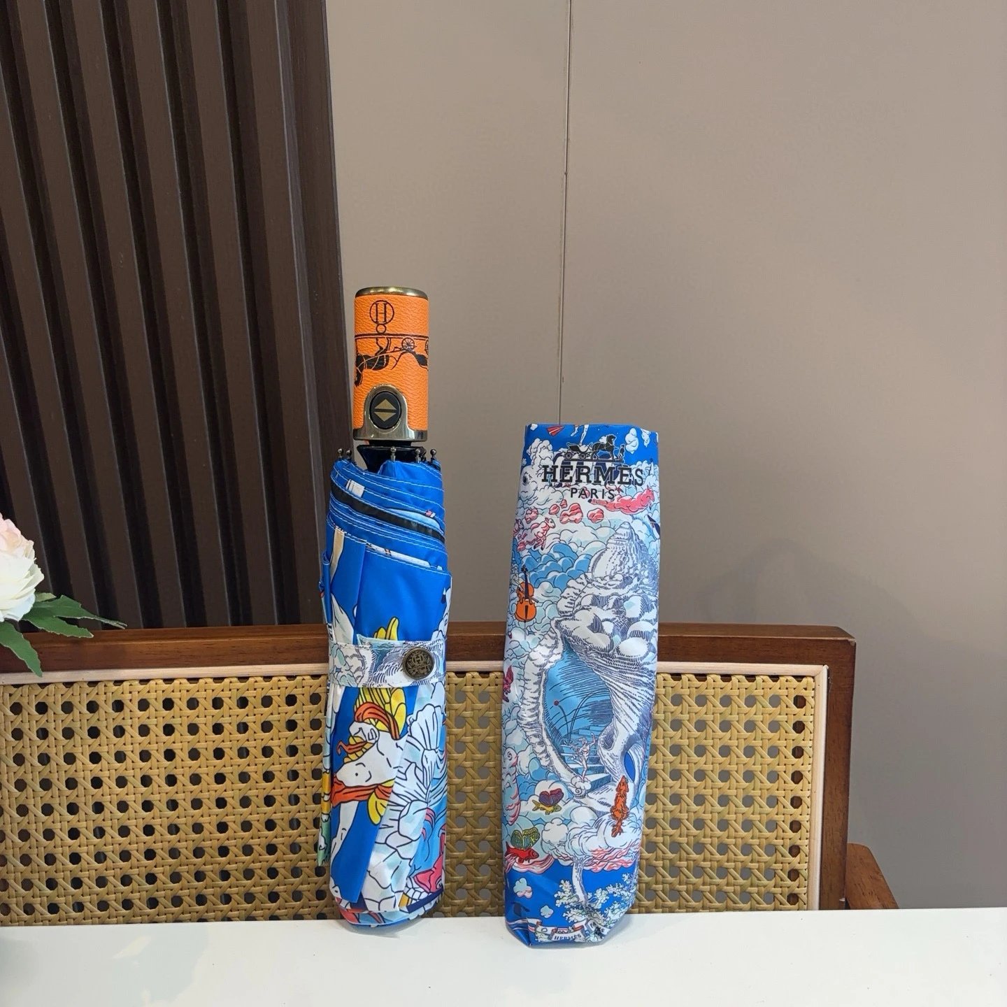 Hermes UV Protection Folding Umbrella Ver.L — Photo 2