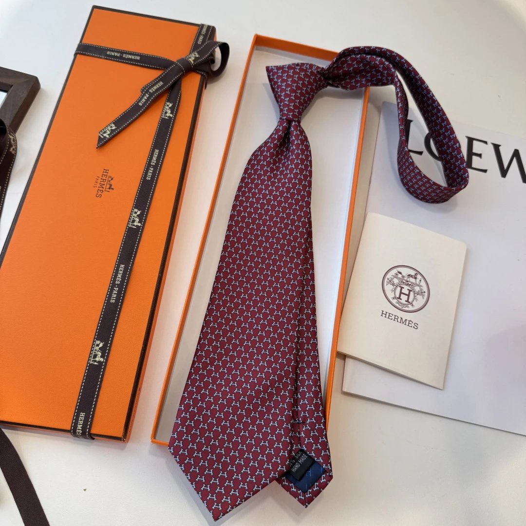 Hermes Silk Tie Ver.L — Photo 9