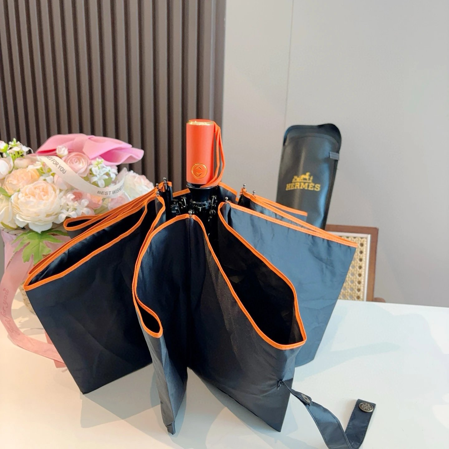 Hermes UV Protection Folding Umbrella Ver.D — Photo 5