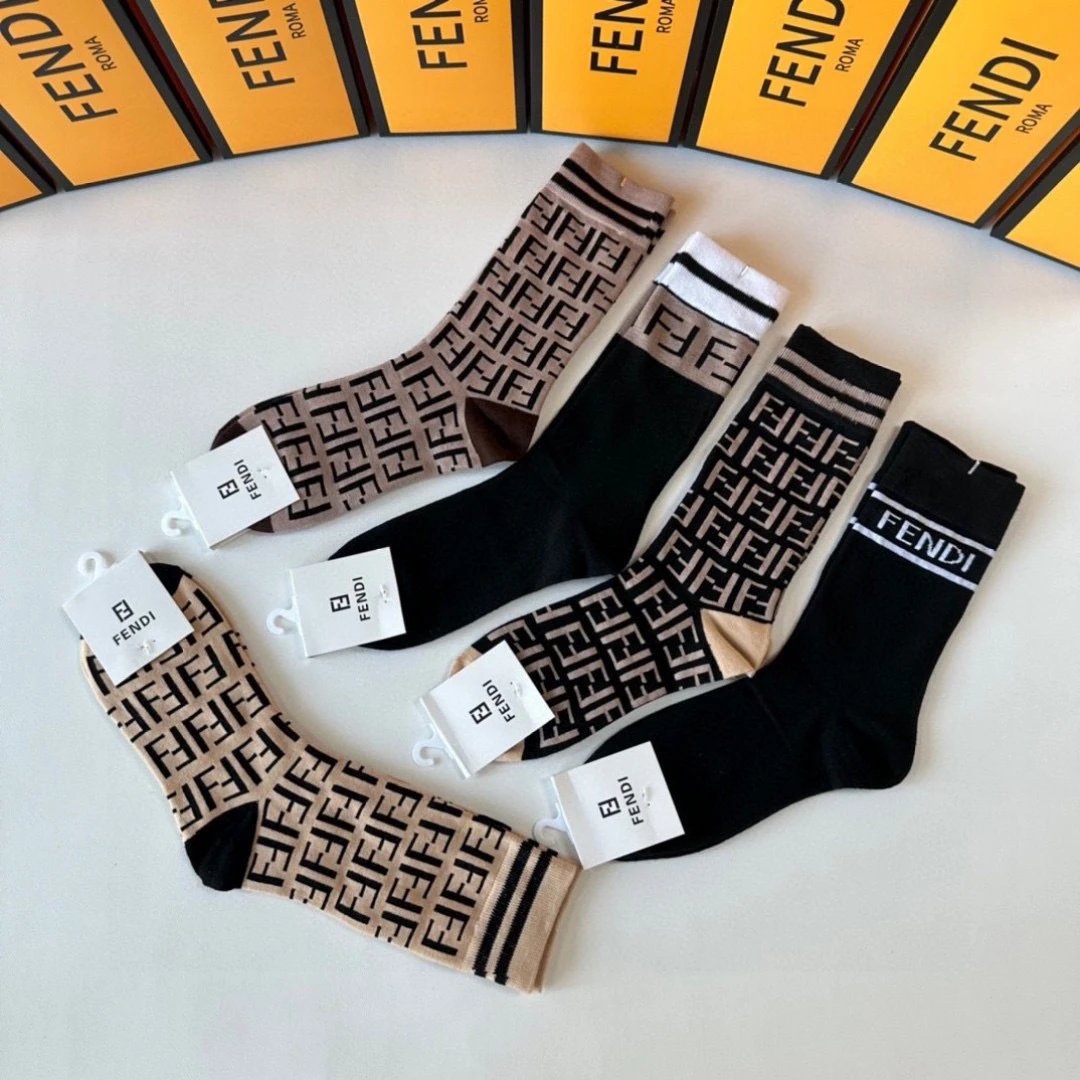 Fendi Crew Socks — Photo 4