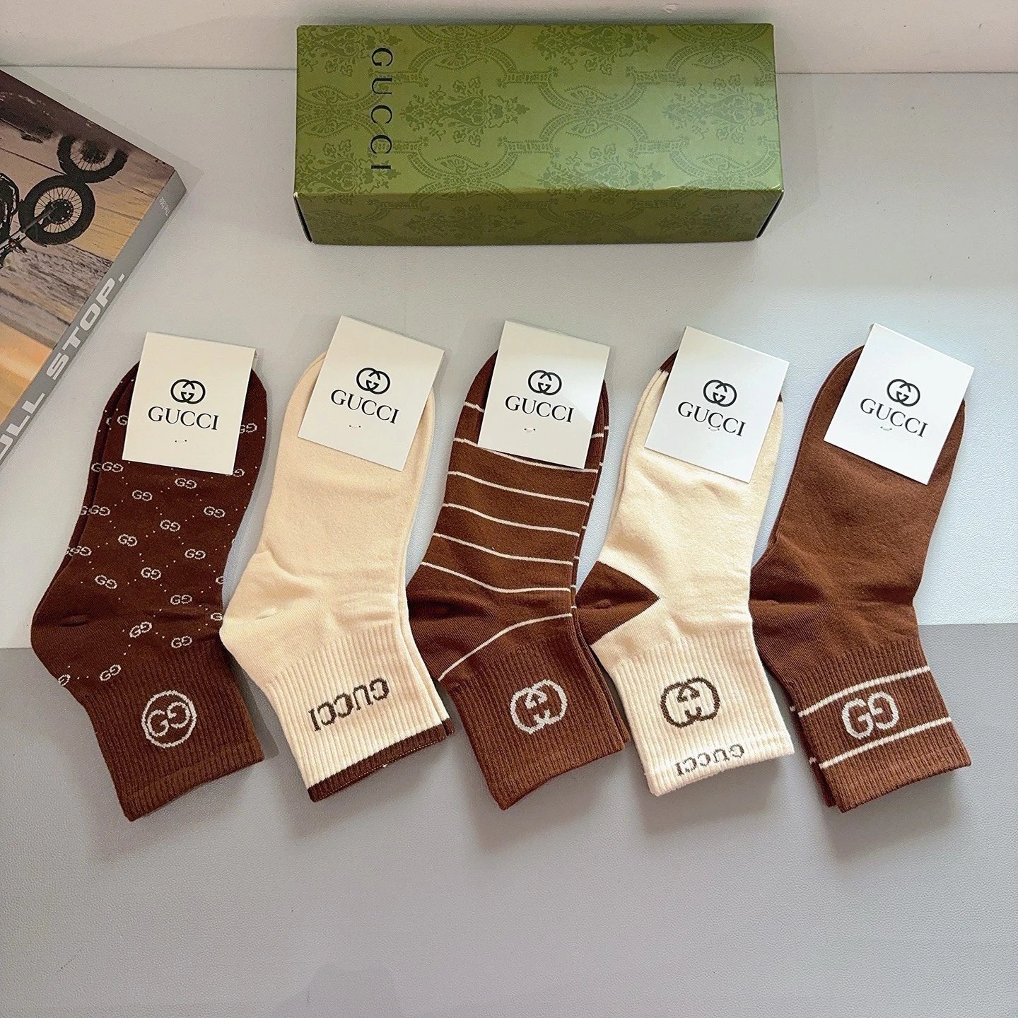 Gucci Crew Cotton Socks Ver.B — photo 3