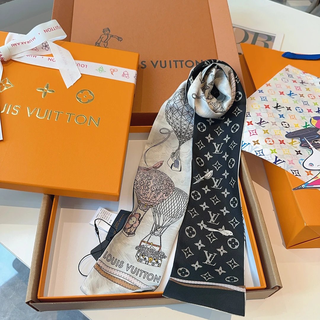 Louis Vuitton Silk Hair Ribbon Ver.A — Zdjęcie 9