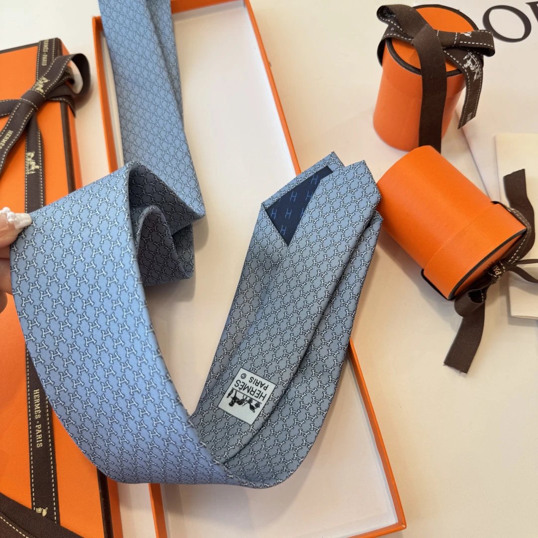 Hermes Silk Tie Ver.M — Photo 6