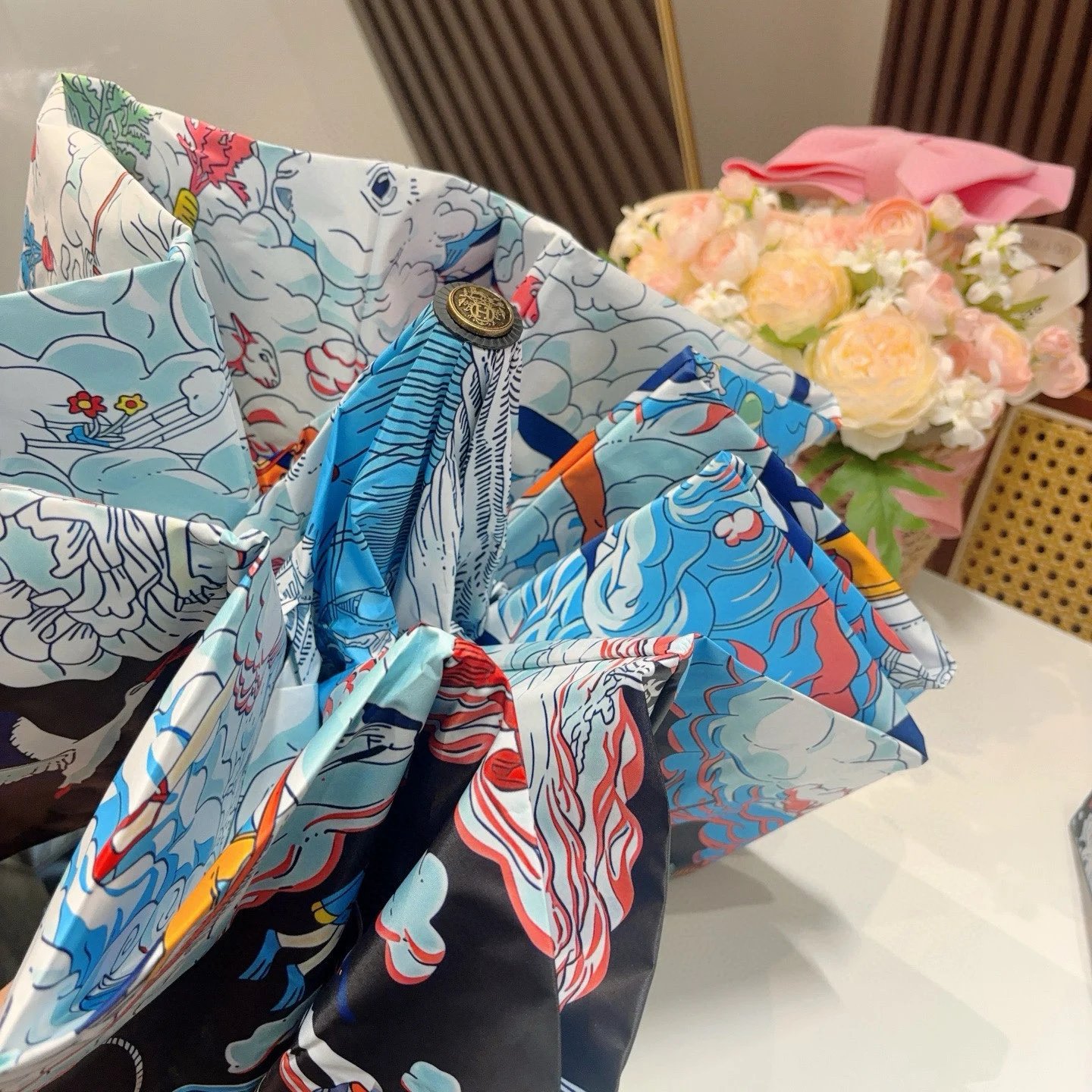 Hermes UV Protection Folding Umbrella Ver.M — Photo 5