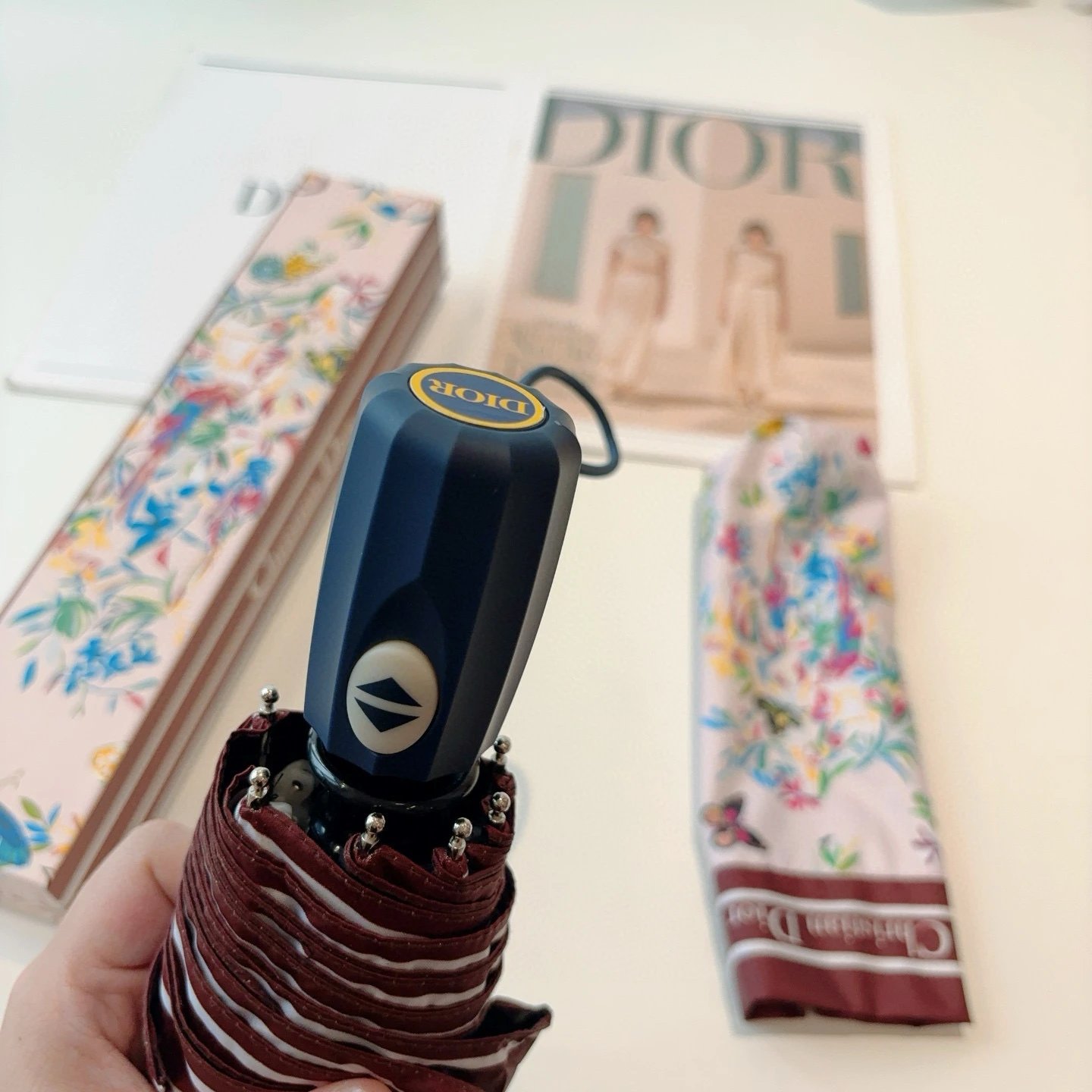 Dior UV Protection Folding Umbrella Ver.M — Zdjęcie 5