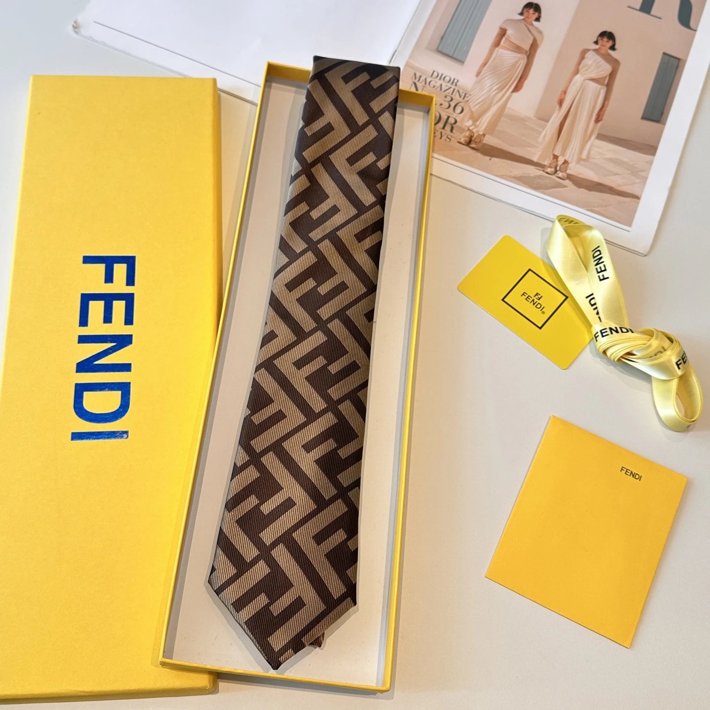 Fendi Silk Tie Ver.A — QC