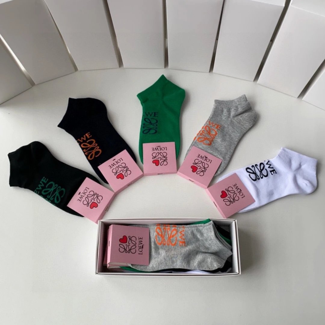 Loewe Ankle Socks 5-Pair Box — photo 8