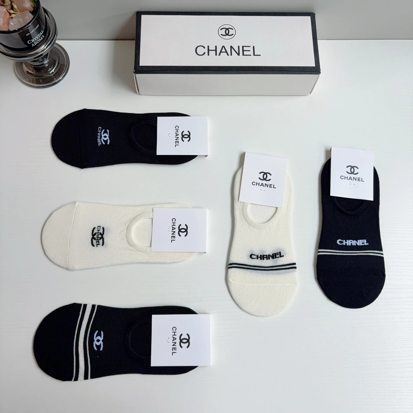 Chanel No-Show Socks Ver.C — QC