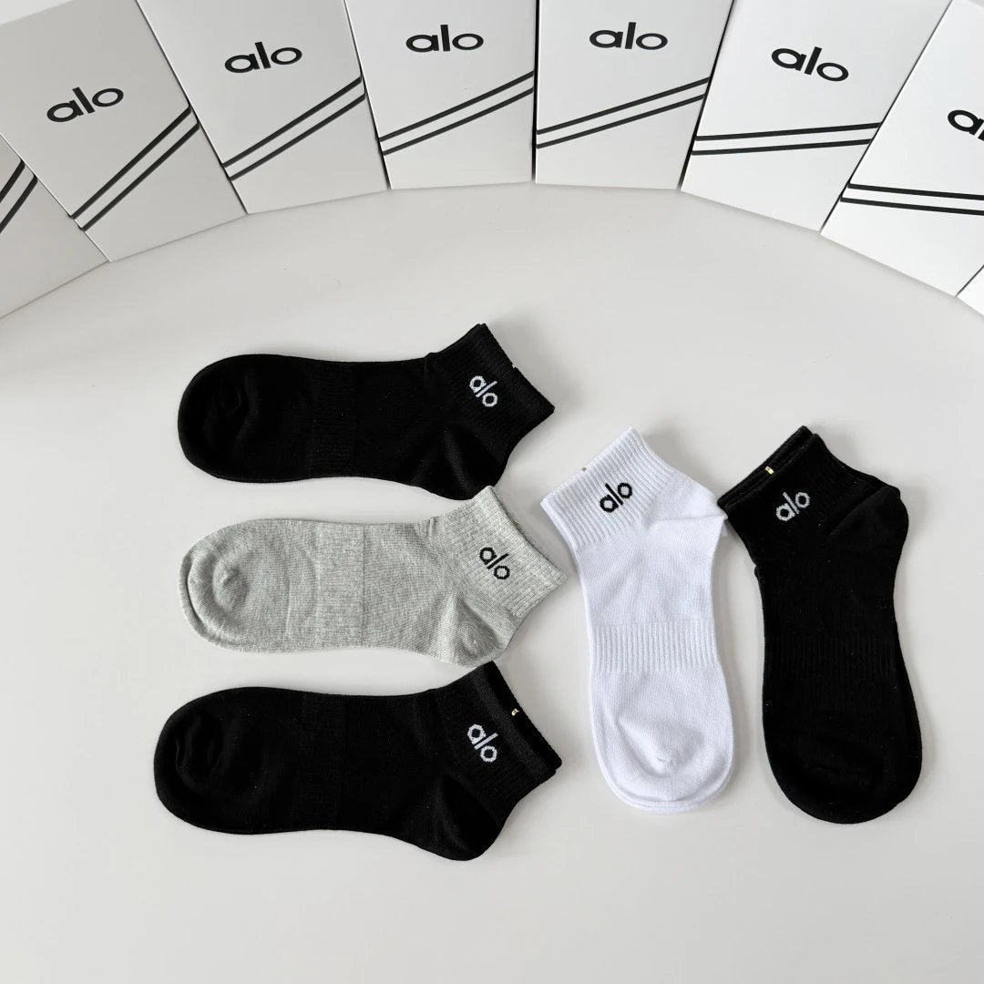 ALO Quarter Socks 5-Pair Box Ver.A — photo 7