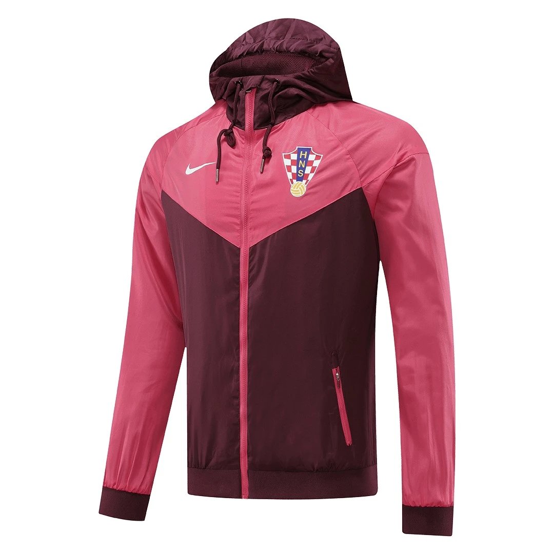 Croatia 2022 Windbreaker Hoodie Jacket — Photo 2