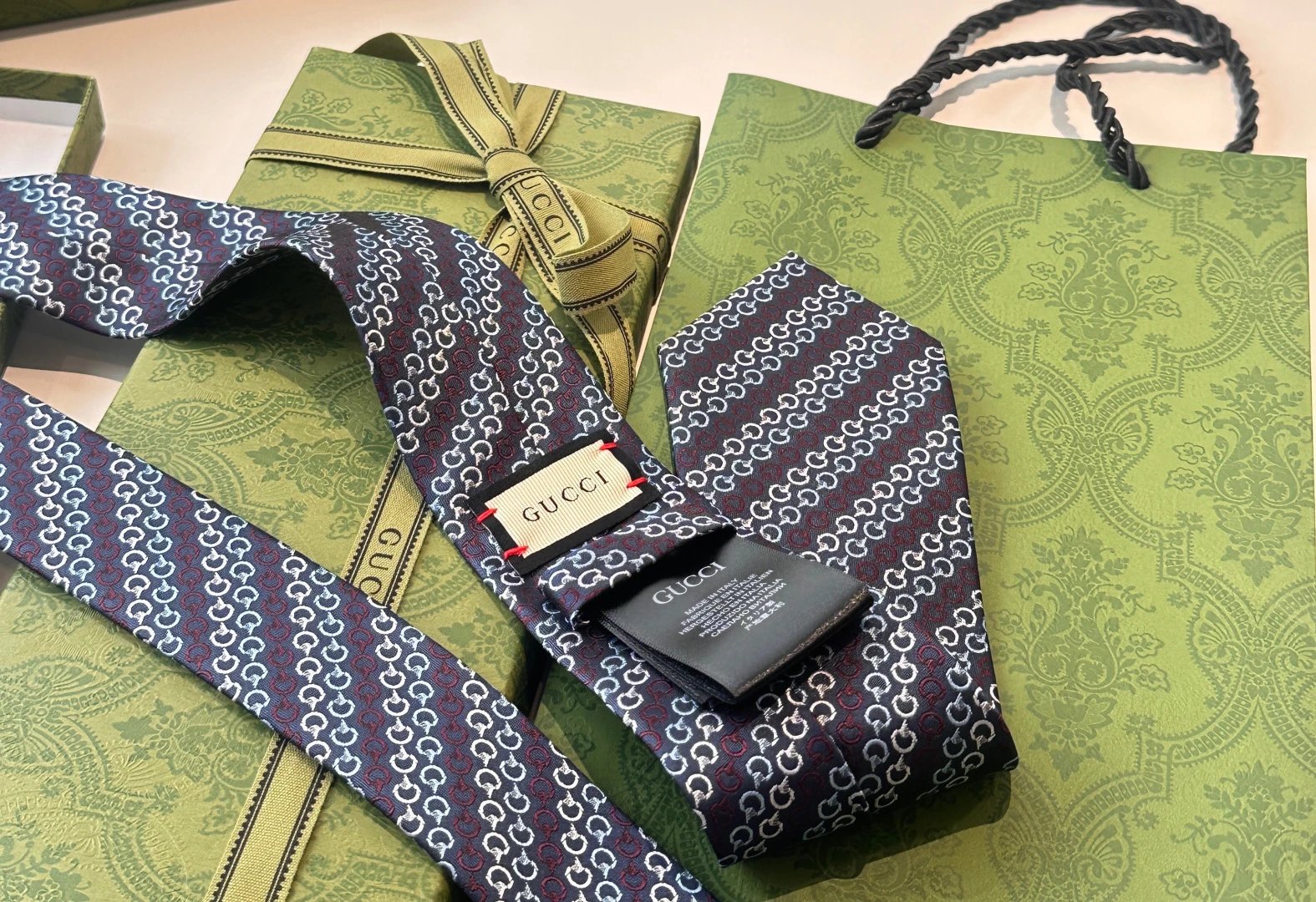Gucci Silk Tie Ver.B — Zdjęcie 6