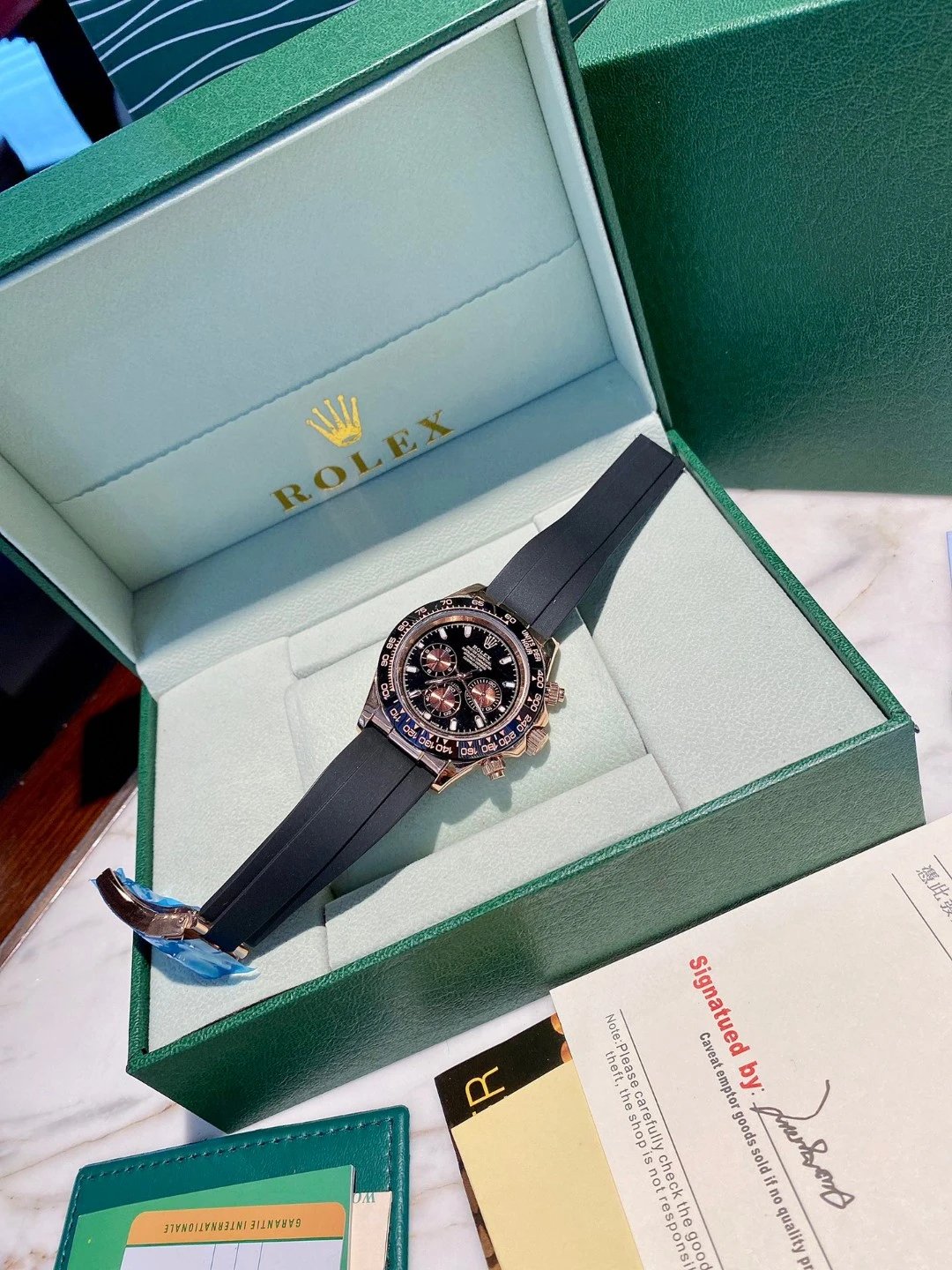 Rolex Daytona Black Automatic Watch — photo 5
