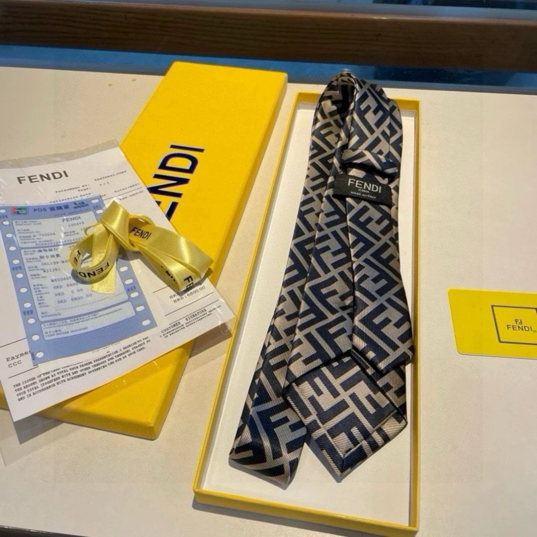 Fendi Silk Tie Ver.D — QC