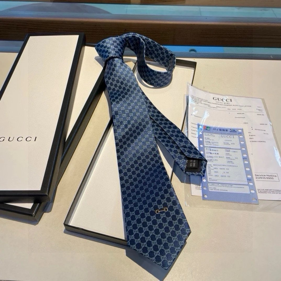 Gucci Silk Tie Ver.E — Zdjęcie 8
