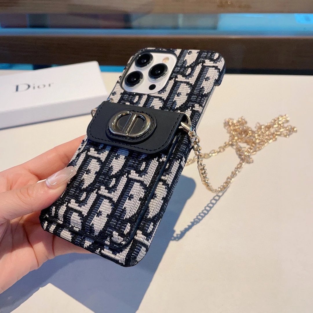 Dior Crossbody Strap Phone Case Ver.A — QC