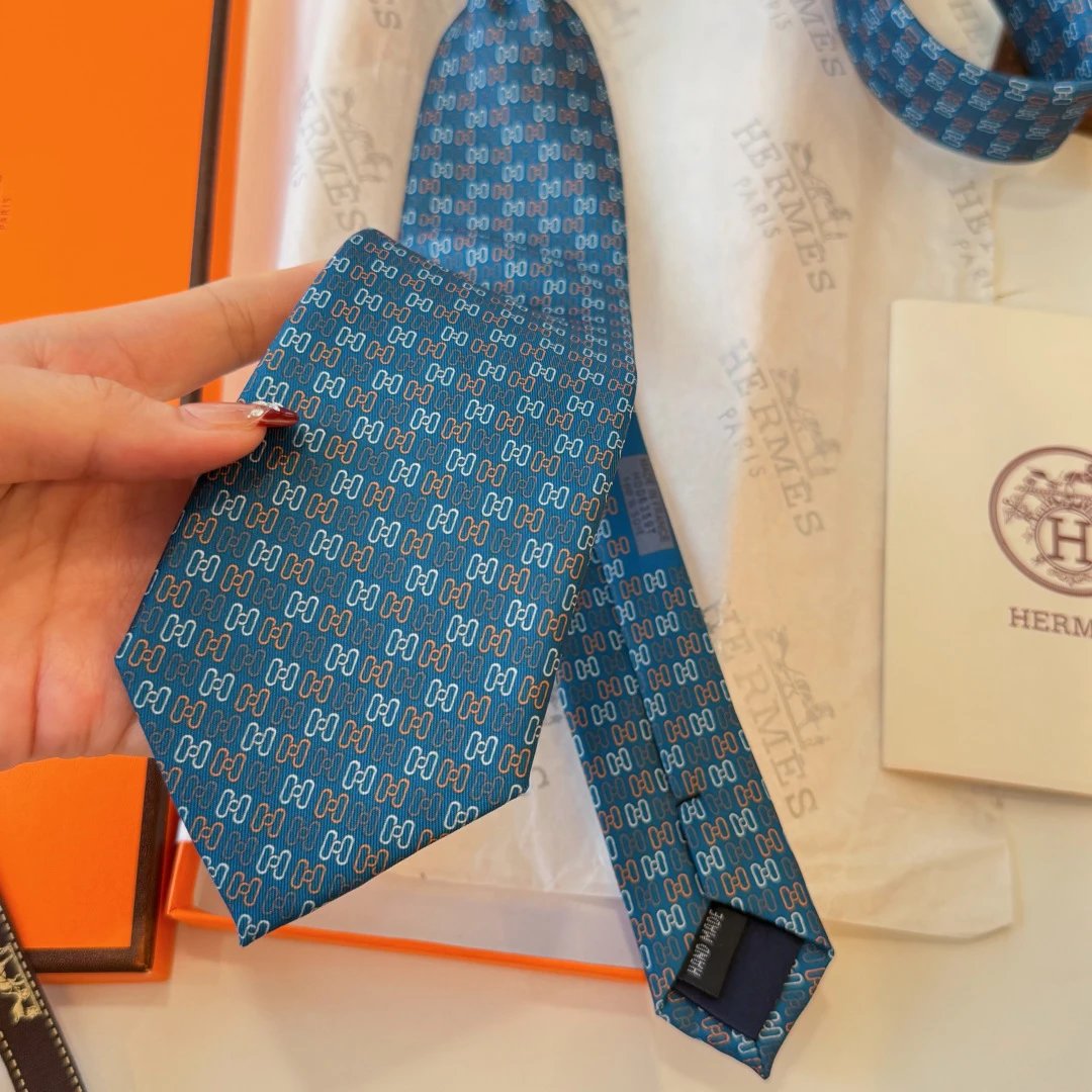 Hermes Silk Tie Ver.D — Photo 7