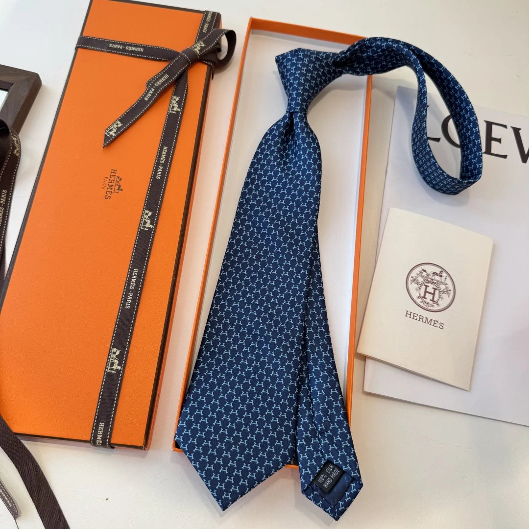 Hermes Silk Tie Ver.N — Photo 5
