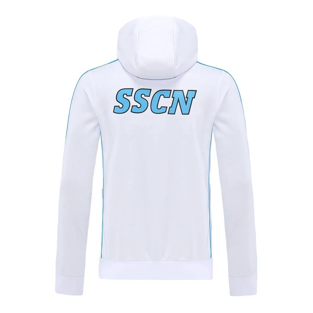 Napoli Hoodie Jacket 2022 23 White — photo 3