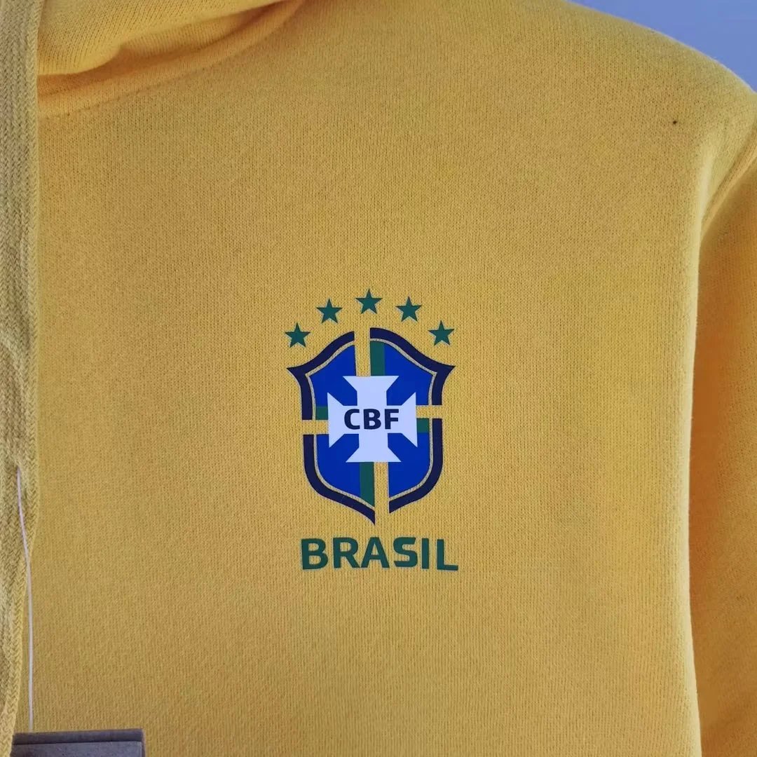 Brazil Sweater Hoodie 2022 23 Yellow — photo 4
