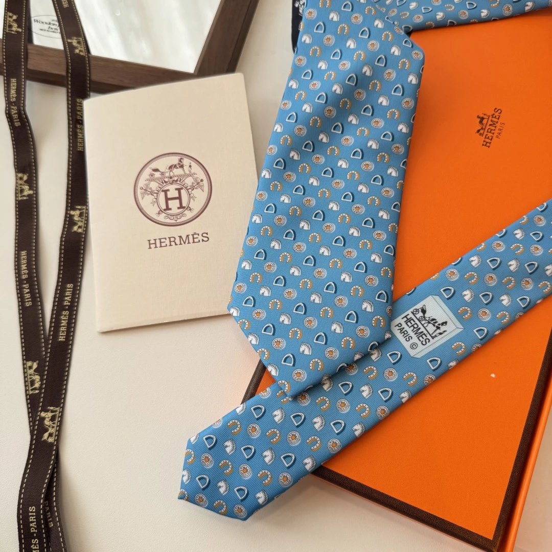 Hermes Silk Tie Ver.G — Photo 7