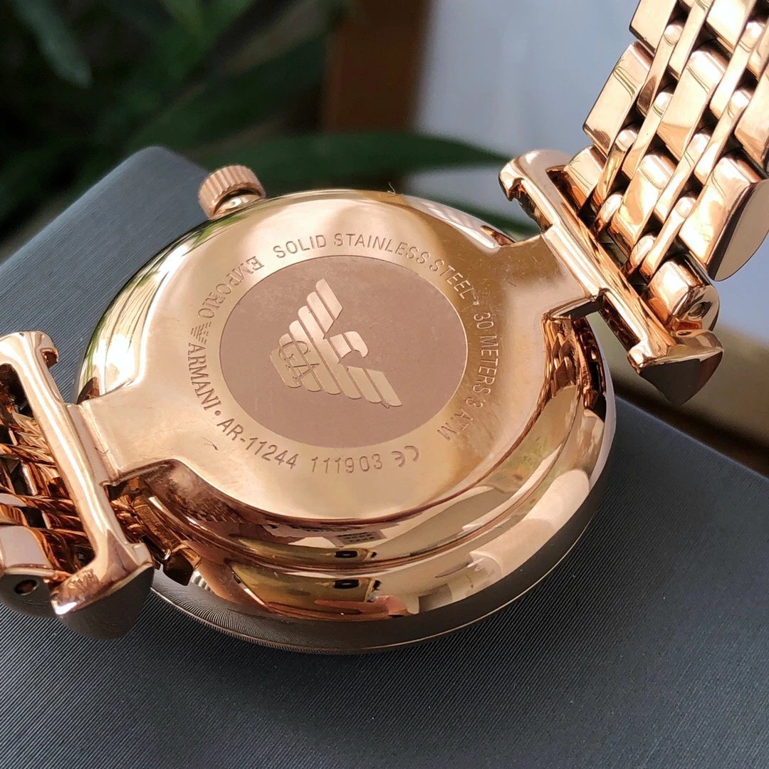 Armani AR11244 Rose Gold Quartz Ladies Watch 32mm Ver.B — photo 6