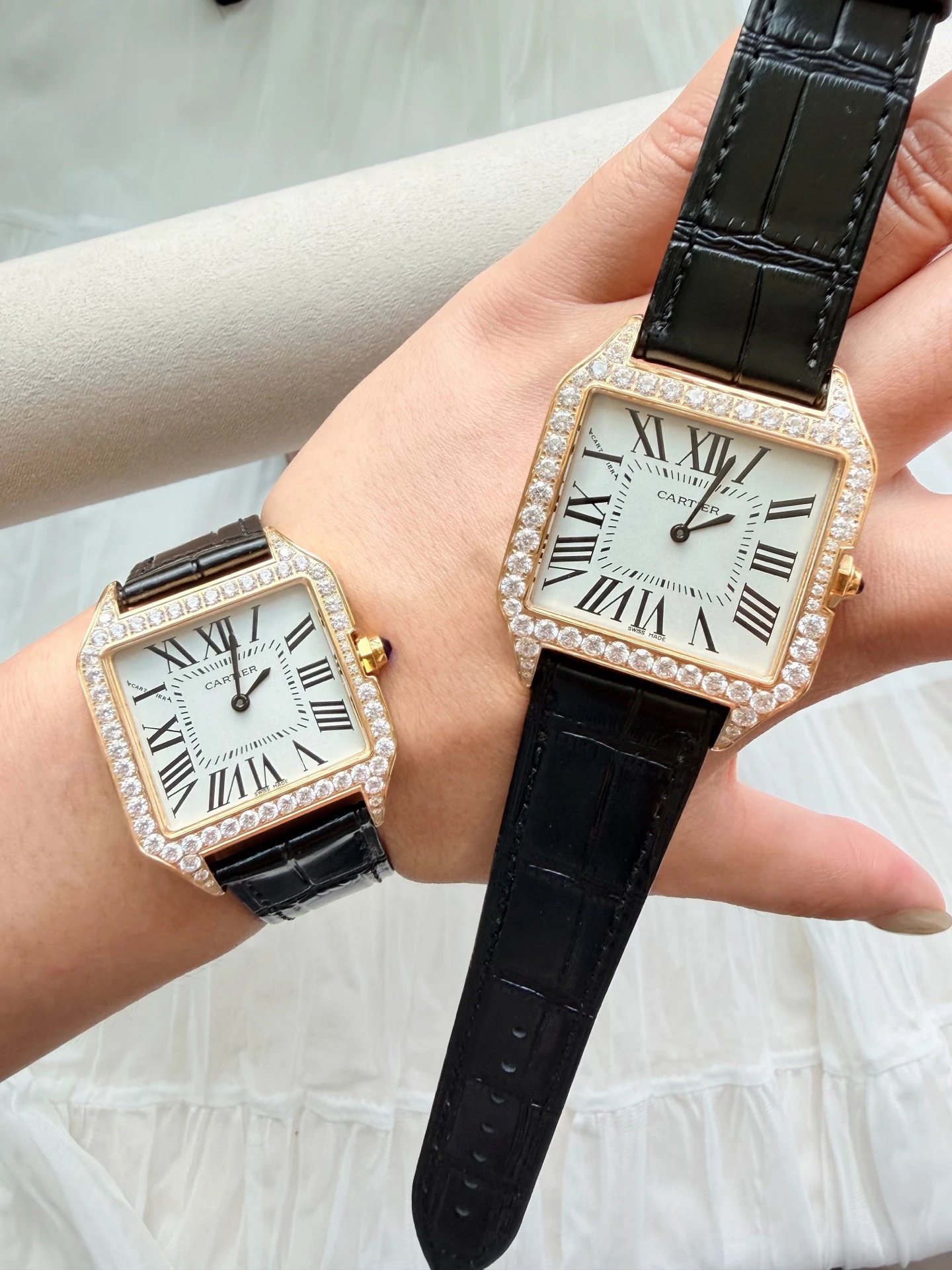 Cartier Santos Automatic Couple Watch 44mm — QC